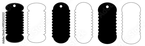 “Price Tag Label Icon Set with Various Shapes – Discount Sale Tags Outline and Solid Vector Collection”