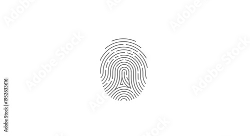 Closeup of a single fingerprint.