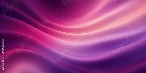 A luxury smooth flowing purple and pink silk satin fabric texture design featuring soft waves of light and violet textile material as a high-quality wallpaper backdrop illustration
