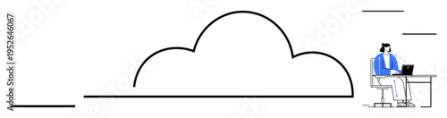 Cloud computing. Cloud storage solution for professionals enabling data accessibility and seamless workflow. Cloud computing for remote work, IT, business, and digital collaboration. For startups, IT