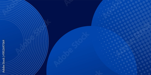 Very nice blue circle line banner background abstract design.04