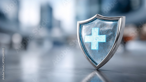 Healthcare Cybersecurity Shield Patient Records Data Protection

