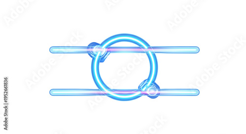 A futuristic neon sign in the style of cyberpunk on transparent background Free Download A futuristic neon sign in the style of cyberpunk on transparent background - GFXLoad