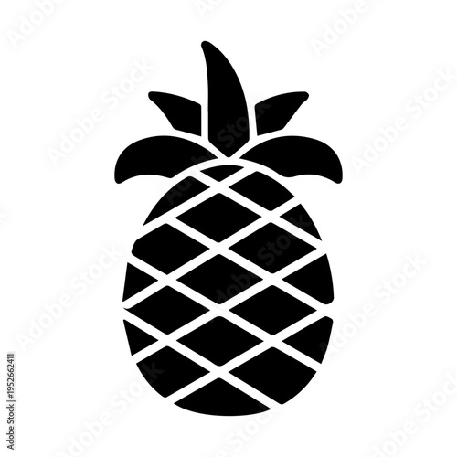 Stylized Pineapple Icon
