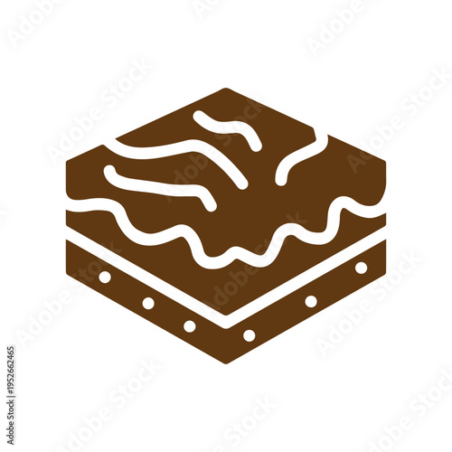 Chocolate Brownie Icon