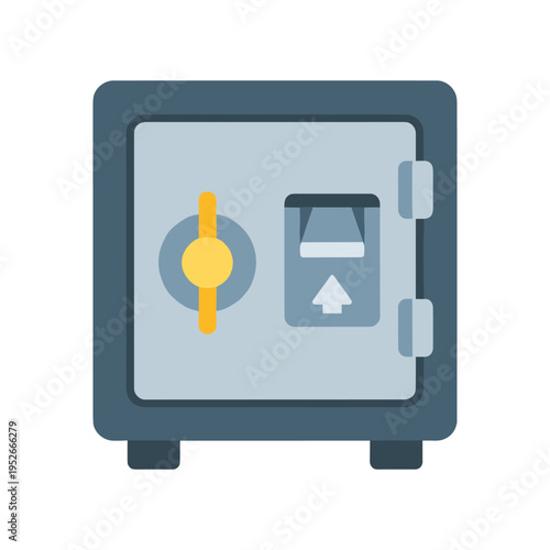 secure safe box with combination lock and slot