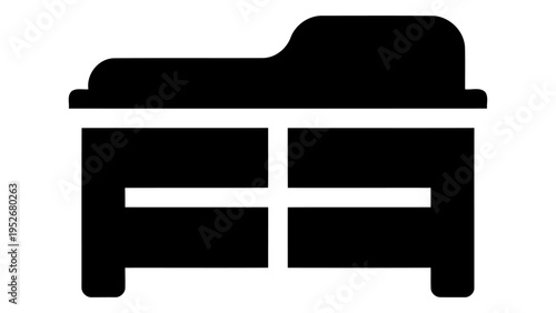 Entryway shoe bench furniture icon