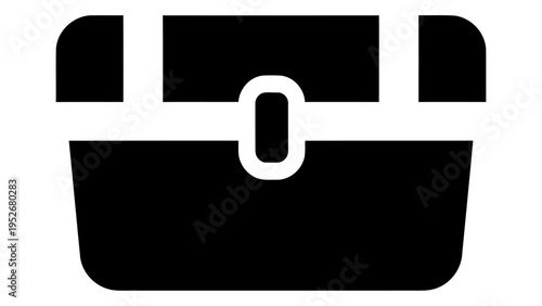 Heavy duty storage trunk icon