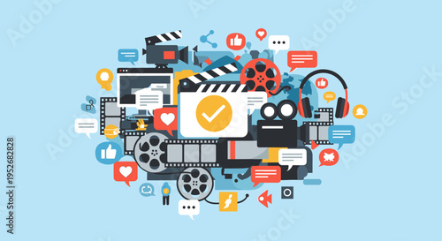 A serene light blue background evokes calmness and simplicity. Ideal for websites, presentations, or as a clean backdrop for text and graphics.