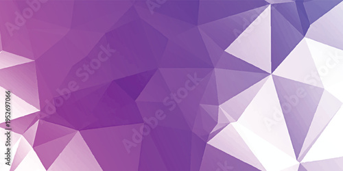 Abstract low poly background with vibrant magenta and deep indigo geometric polygons eps10