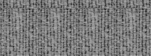 Seamless Japanese monochrome pattern with dry brush texture. Traditional shibori dye style vector background in black and white with organic brushstrokes. Rustic abstract kimono textile shibori dye bg