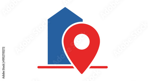 A Conceptual Visual Depiction of Real Estate Location and Property Address Symbolism