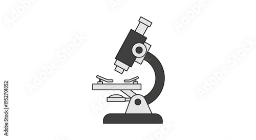 Illustrated Microscope Representation for Scientific, Educational, and Research Applications
