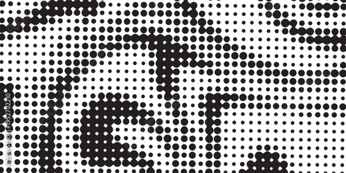 Polka dot background. Abstract wallpaper. Black and white seamless pattern. Dotted cute pattern. artistic doodle sketch tiny dots seamless surface design.