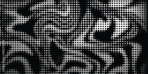 Polka dot background. Abstract wallpaper. Black and white seamless pattern. Dotted cute pattern.