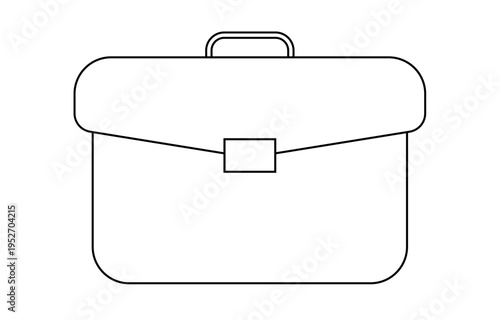 Briefcase icon collection. Different brifecase set. Vector 