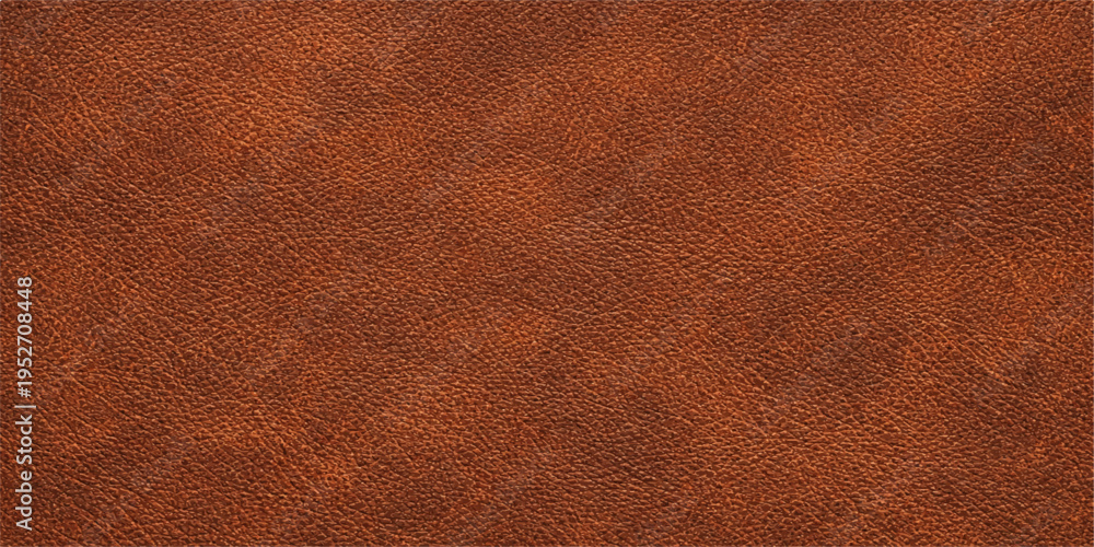 Fototapeta premium Brown leather texture background with rough vintage surface and natural pattern design