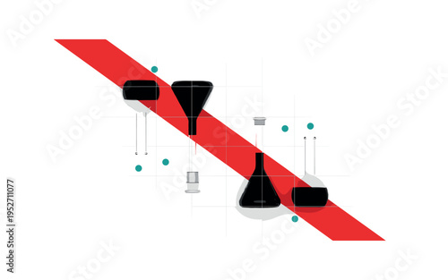 Black and white image of abstract smoke rising from cupped hands, bold violet diagonal stripe crossing like transformation path, thin curved lines spiraling