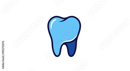 A stylized tooth icon suitable for dental clinics, hygiene, and oral health related content