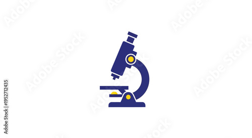 An Illustrative View of a Microscope for Scientific Research and Investigation