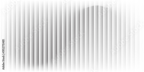 Metallic abstract wavy stripes background. Shiny metal striped surface. Abstract futuristic white silver architecture background. Modern design with wavy pattern. Futuristic interior concept.