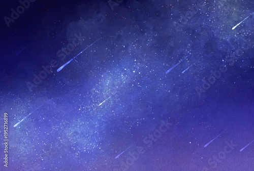 背景素材_夜空_紫