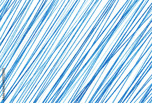 背景素材_色鉛筆_青