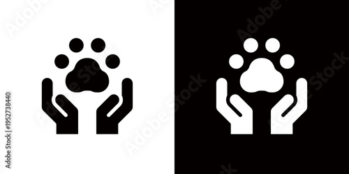 ペットを大切にすることを表すアイコン