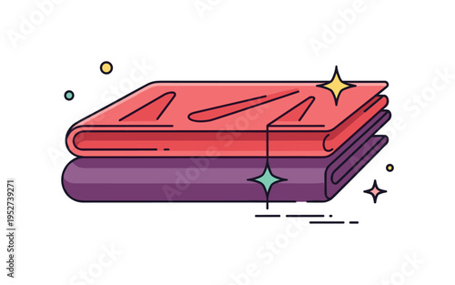 Velvet material for formal garments depicted as a rich folded cloth with soft shadow depth and a subtle star accent, conveying texture and luxurious evening