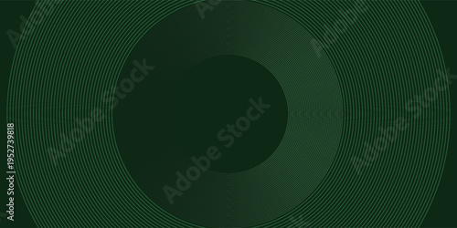 Futuristic green lines abstract background. Geometric green lines form abstract vector background. Green modern background.