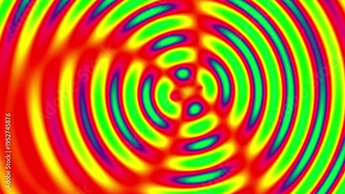 Vibrant colorful spiral pattern background.