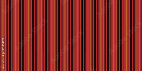 Panorama of Red Corrugated metal background and texture surface or galvanize steel