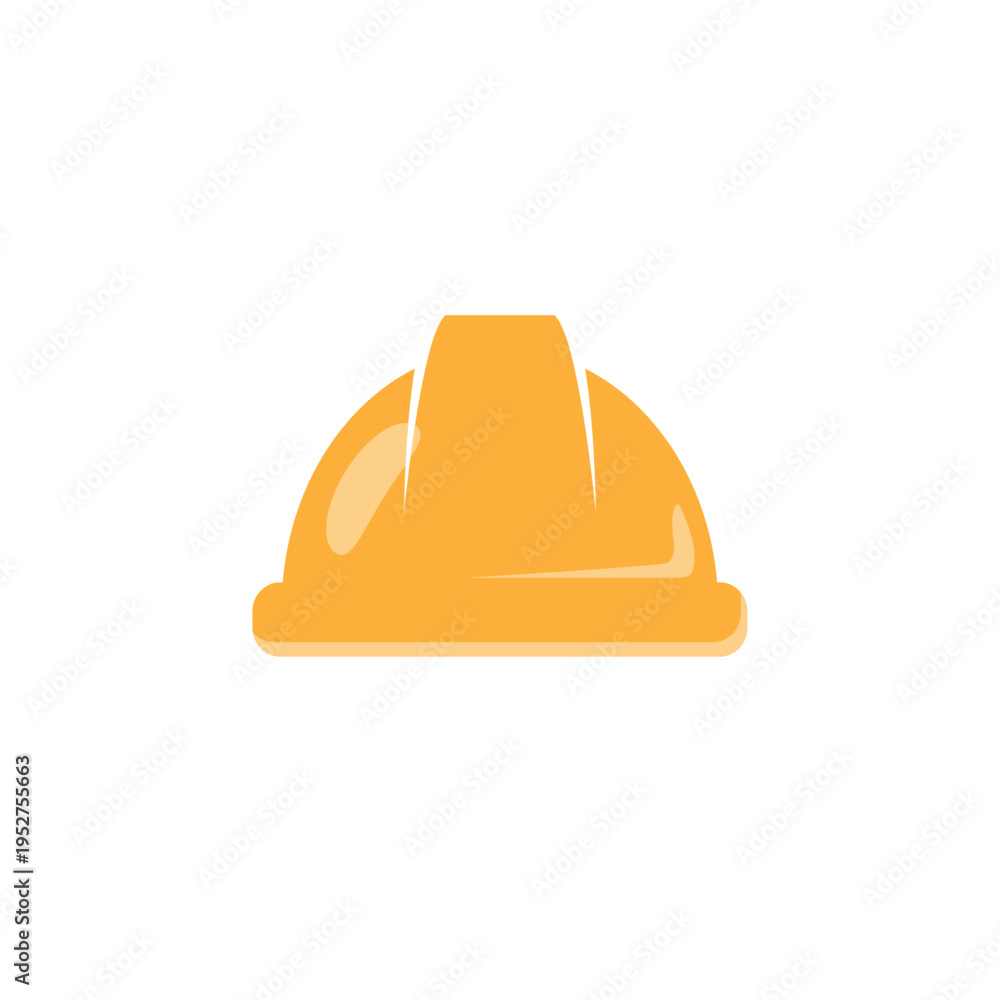 Fototapeta premium vector design of construction worker safety helmet
