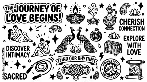 Love Journey Symbols: Intimacy, Connection, Rhythm, Union