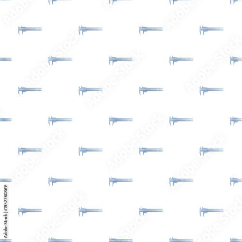 Caliper measurement tool engineering precision seamless pattern background