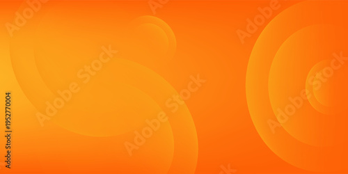 Abstract orange background with circles. Vector illustration