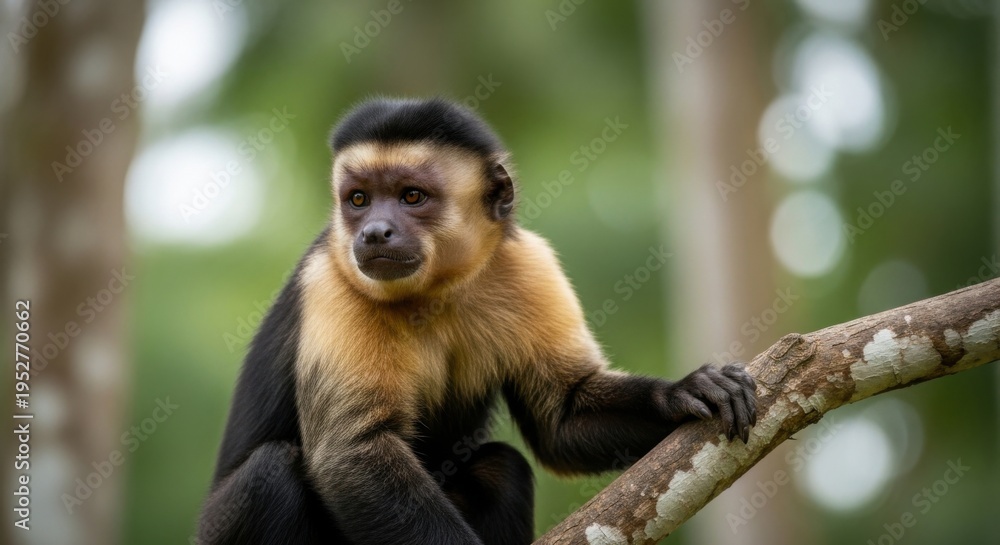 Obraz premium howler monkey on branch