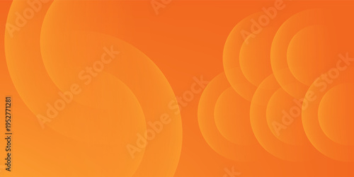 abstract orange circular background. Dynamic sound wave. Design element. Vector illustration