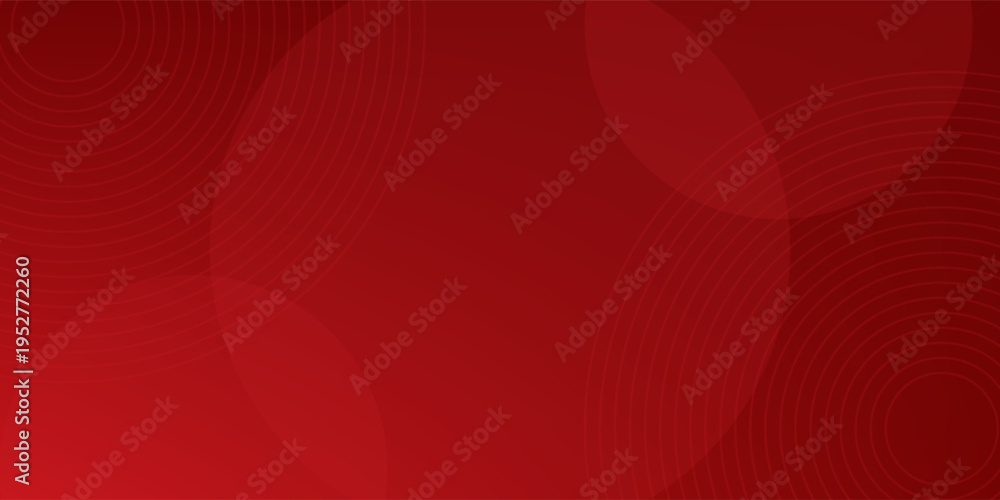 Obraz premium White circle geometric red abstract background. vector