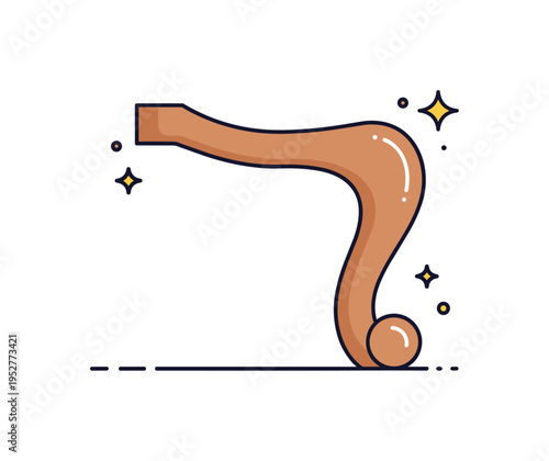 Classic carved wooden chair leg shown with gentle curved detailing and rounded base, symbolizing traditional craftsmanship and vintage style. Compact