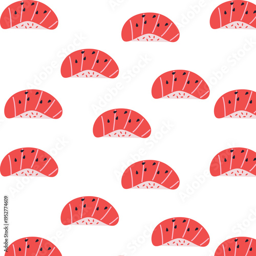 Art & Illustration Asian Cuisine Vector Set: Sushi, Wok Noodles, Street Food Banner Collection for Restaurant Advertising