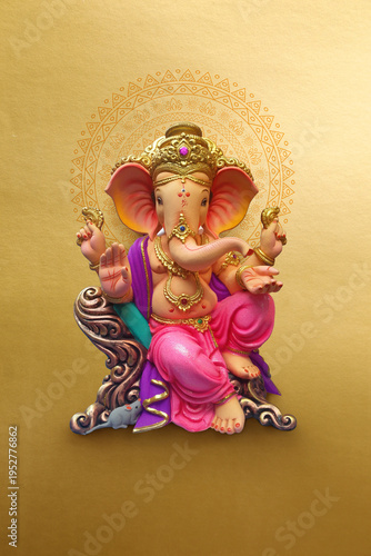 Lord Ganesha, is one of the best-known and most worshiped god in the Hindu religion lord Ganesha of Indian festival tradition