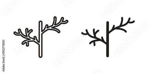 Human artery icon Line Design Vector Illustration. Solid Black icons