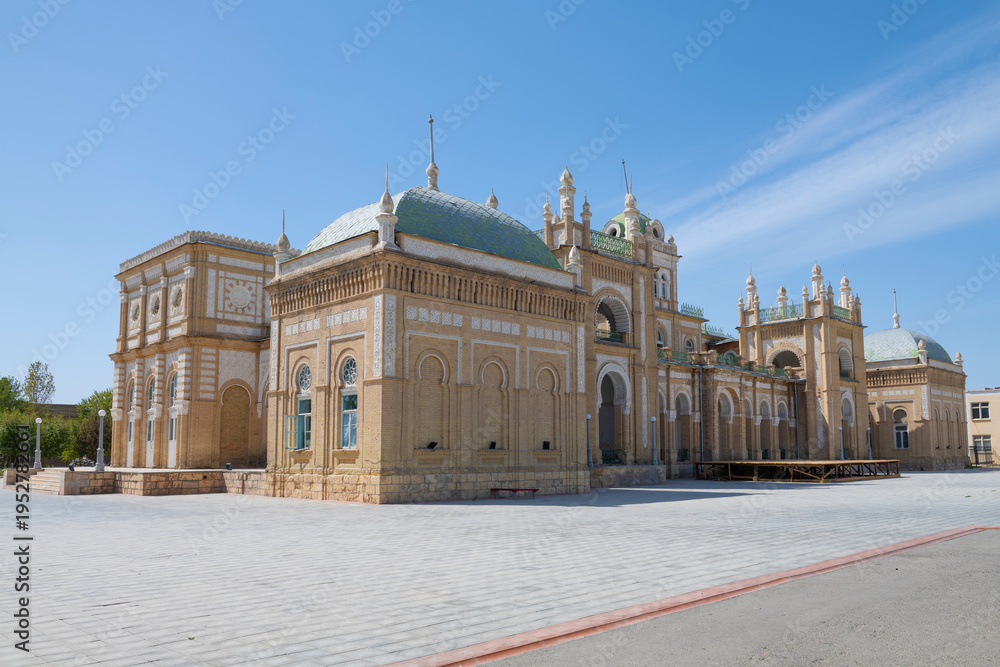 Fototapeta premium View of the ancient palace of Bukhara emir Seyid Abdulakhad Khan (1895) on a sunny day. Kagan 