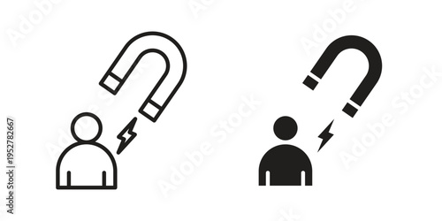 User engagement icon Symbol for App and Web UI Design Vectors