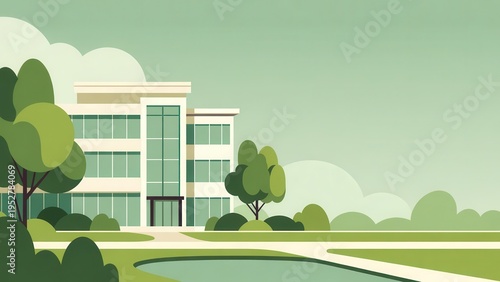 Implementing carbon reduction in sustainable architecture for eco-friendly offices