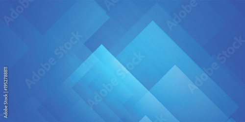Abstract background with vibrant blue sharp geometric and layered angled planes.