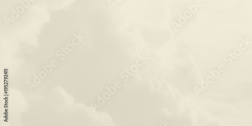 Retro beige halftone paper texture. Vintage craft ecru wallpaper with speckles, flecks, particles. Light cream grunge grain overlay background. Dirty dotted and specked canvas backdrop. Vector