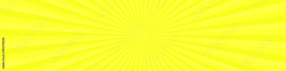 Obraz premium Golden geometric ray burst background - abstract vector design