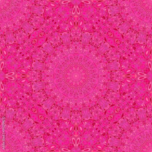 Geometrical bohemian mandala pattern - boho vector background